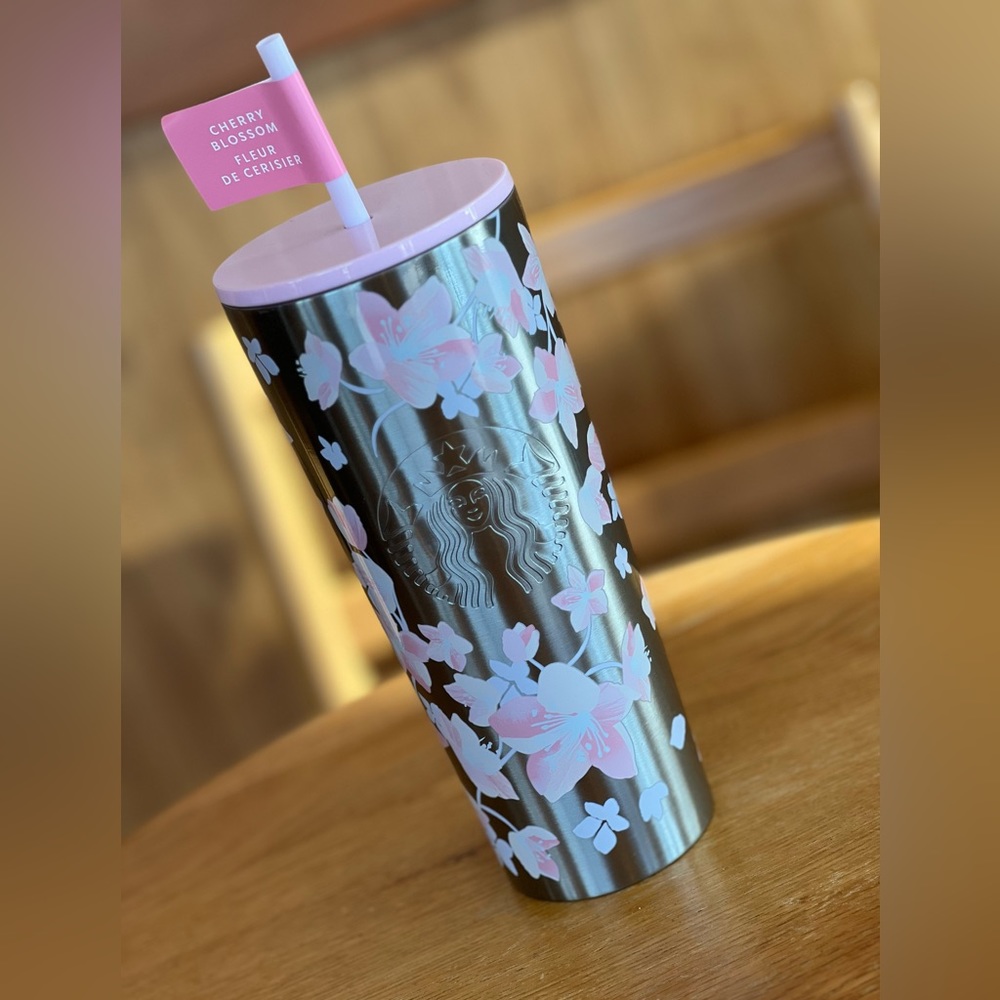 Starbucks 2024 Sakura Cherry Blossom Stainless Steel Limited Edition Tumbler